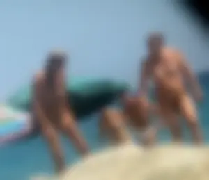 Nude beach and topless girls