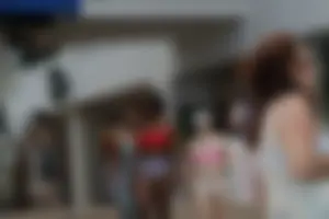 Sexy Florida beach bikini girls, some topless