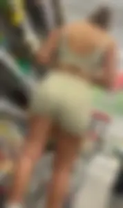 Beautiful thick girl in tight shorts part 2
