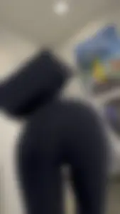 Skinny And Tight College Girl In Blue Leggings Bends Over For Me (Upshots)