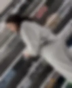 Perfect juicy jiggly fat ass in grey pants