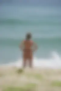 Sexy mature nude beach milf showing it all