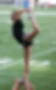 Candid cheerleaders