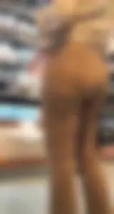 Brunette with nice thick butt