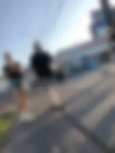 Candid Girl in Denim Shorts With Hot Legs Passing By on the Street Creepshots Gallery