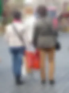 Street candid milfs wearing tight jeans, mostly mature
