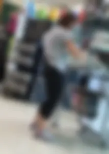 Dick's sexy employees in leggings with nice asses