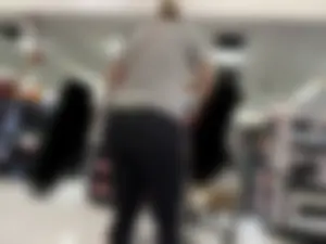 Sexy milf grocery shopping
