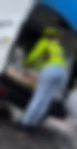 Latina food truck lady at the jobsite