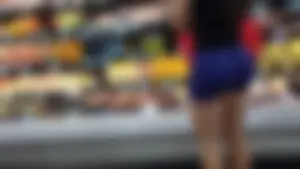 PAWG in purple DFYNE shorts