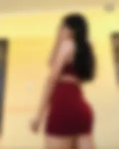 Hot Girl Wearing Glasses in a Top And a Short Skirt, Great Ass