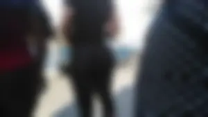 One of my best catches - Big Bubble Booty Latina in spandex gym with ponytail
