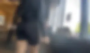 Ass so phat Latina in biker shorts  ( Not OC)