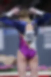 Candid gymnastics girls