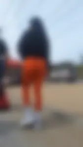 Slim latina perfect body in orange leggings [oc]