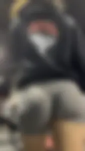 Tight Grey Gym Shorts (Crazy Vpl and Bends Over)