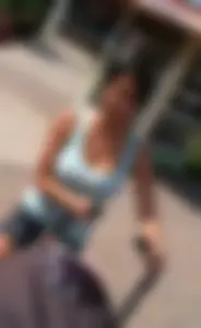 Busty Mature Mom on the Street