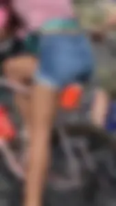 Ass in Jean Shorts