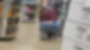 Dollar Tree Latina Milf whale tail vpl