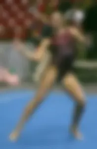 Candid gymnasts