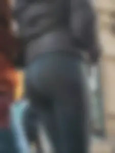 Sweet looking Nike blonde teen with an outstanding bubble butt