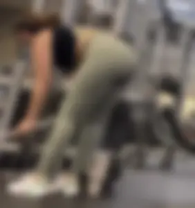 THICK LATINA AT THE GYM