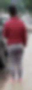 Teen with round booty