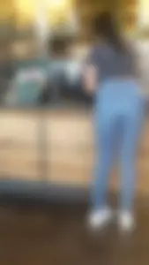 Latin teen in tight jeans