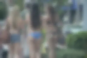 Candid Florida babes at Deerfield Beach in the winter