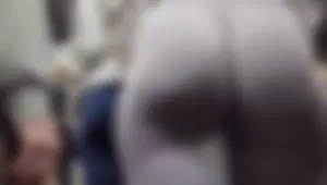 Fit Ass in grey leggings (Not OC)