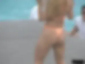 Beach voyeur girls in bikinis, thongs and topless