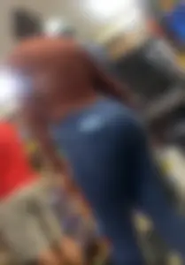 Latina ass in tight jeans