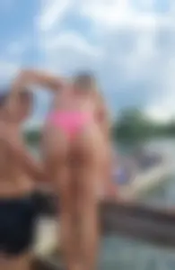 Sexy jumping girl