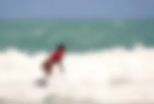 Candid surfers in bikinis