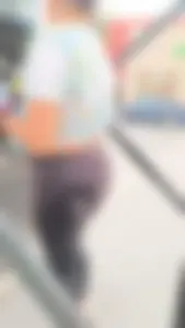 Cheap leggings and a lace thong