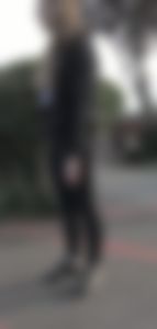 Perfect P shape + slight camel toe