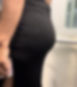 Thick Colombian Milf in Tight Sundress with fat ass on escalator ( OC , VPL)