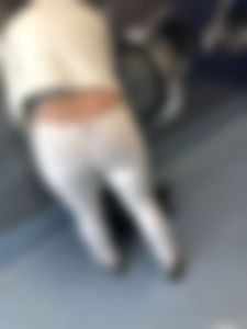 Whale tail at the laundromat