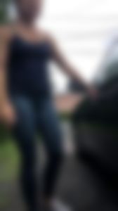 Hot late 40s striped yoga pants ass walking close up pt 3