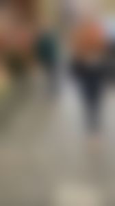 HOT Redhead PAWG black leggings