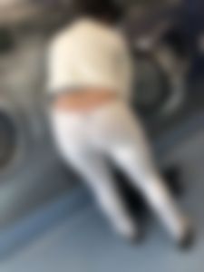 Whale tail at the laundromat