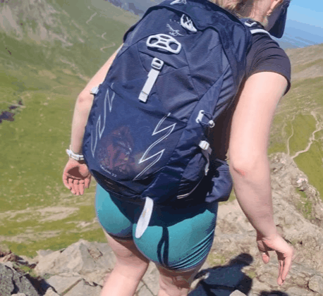Amazing ass whike hiking