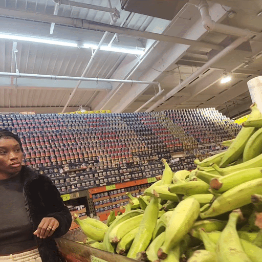 Bra-less at the Supermarket