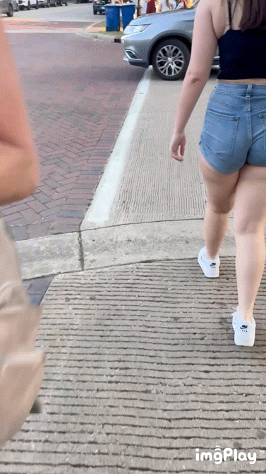 Summer means PAWG jean shorts