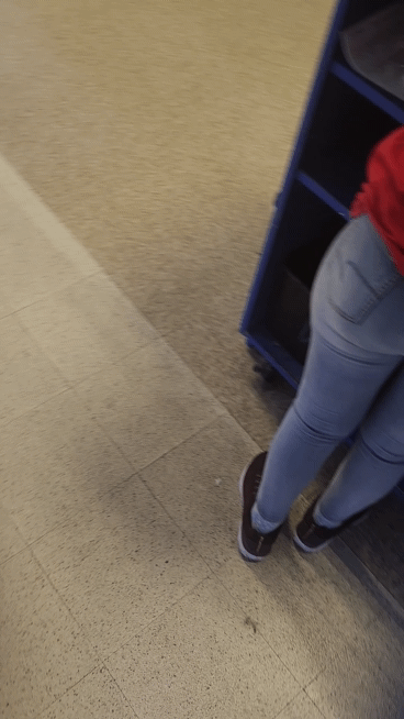 Blonde ex-coworker in tight jeans part 2