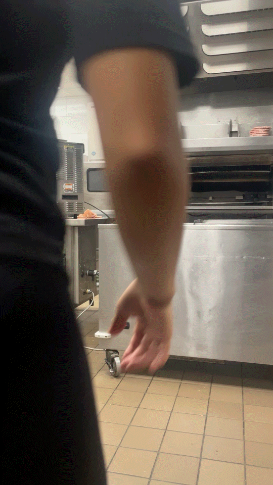 (OC) coworker loves to show her panties with her leggings