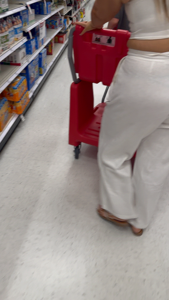 Milf in all white vtl (see thru pants)