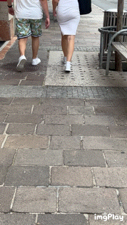 White dress, cute ass, vpl (+gif)