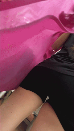 Stacked blonde in black shorts (OC)