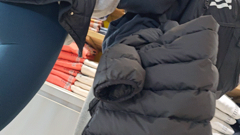 College Athlete with Hot Thigh Gap in Turquoise leggings (GIFS)